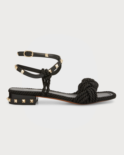 Valentino best sale braided sandals