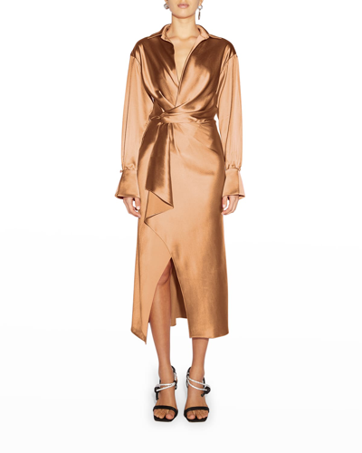 Jonathan simkhai hotsell wrap dress