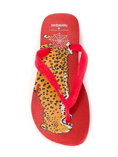 Charlotte Olympia x Havaianas 'Bruce' flip flops