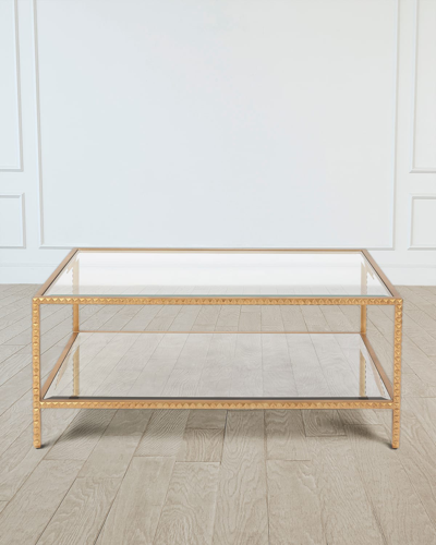 Shop Emporium Home For William D Scott Stud Coffee Table In Gold Leaf