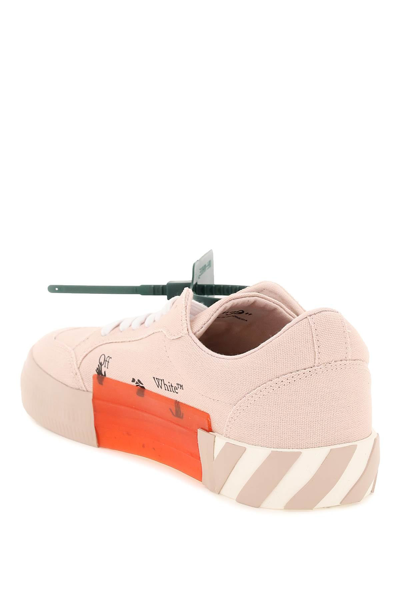 Shop Off-white Low Vulcanized Canvas Sneakers In Pink
