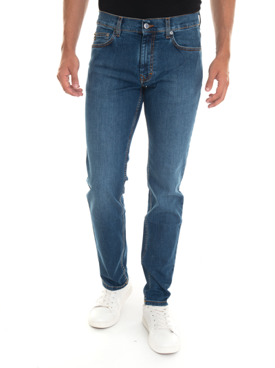 Shop Harmont & Blaine Jeans In Medium Denim