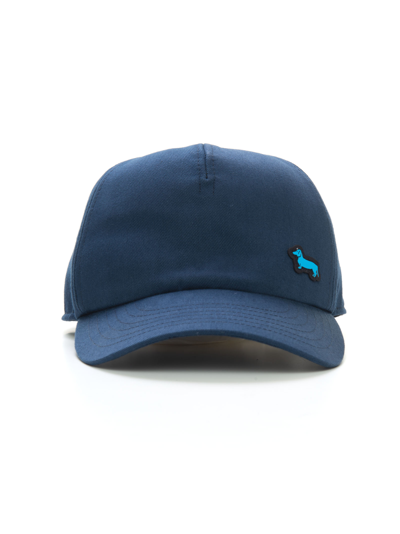 Shop Harmont & Blaine Peaked Hat In Blue
