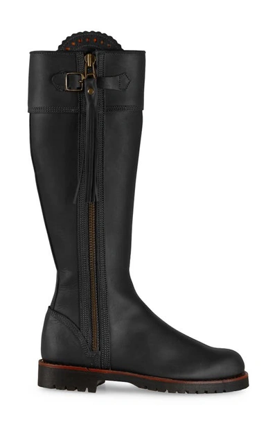 Shop Penelope Chilvers Standard Tassel Knee High Boot In Black