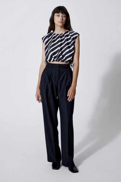 House Of Dagmar Patty Top In Stripe