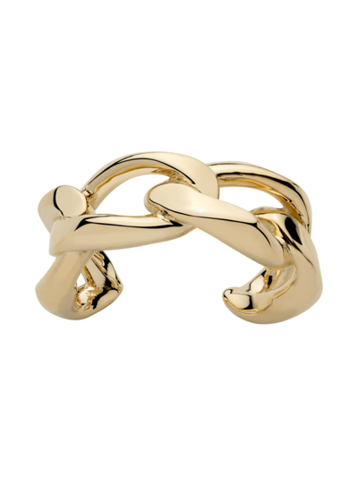 Shop Jennifer Fisher Women's Dean 10k-gold-plated Large Cuff In Yellow Gold