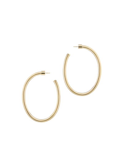 Shop Jennifer Fisher Women's Law 10k-gold-plated Petite Hoop Earrings In Yellow Gold