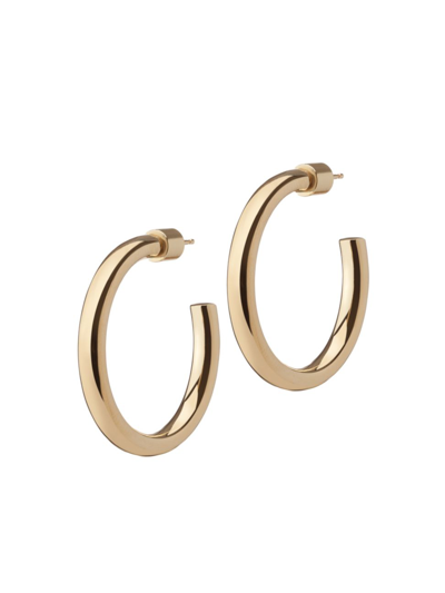 Shop Jennifer Fisher Women's Lilly 10k-gold-plated Mini Hoop Earrings In Yellow Gold