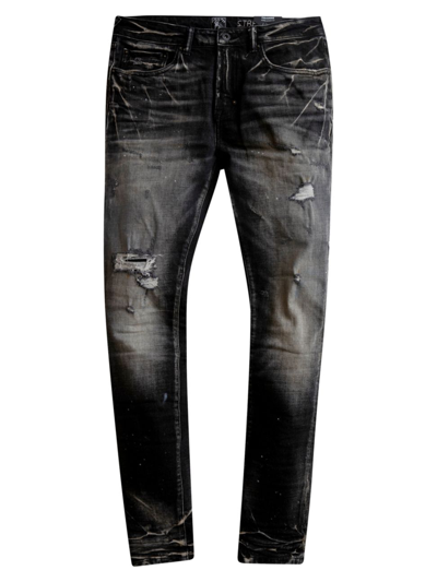 Shop Prps Men's Eleanor Distressed Skinny Jeans In Black