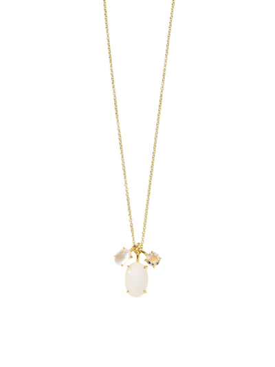 Shop Ippolita Women's Luce 18k Yellow Gold & 3-stone Pendant Necklace