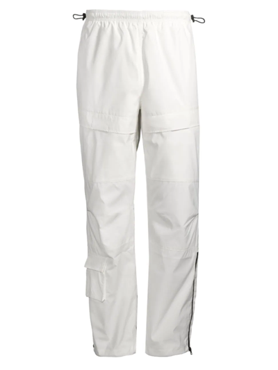 Shop Burberry Men's Beresford Cargo Pants In White