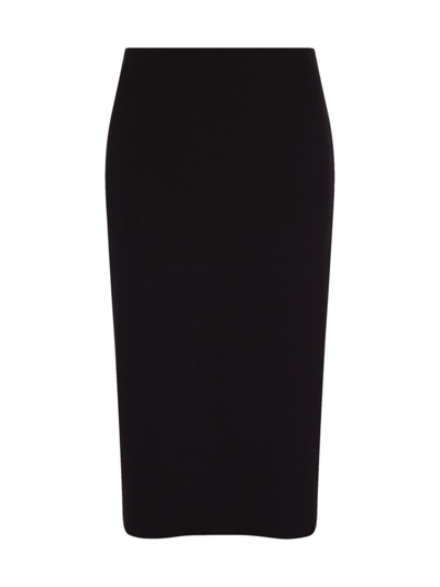 Shop Commando Ceo Neoprene Reversible Zip Skirt In Black