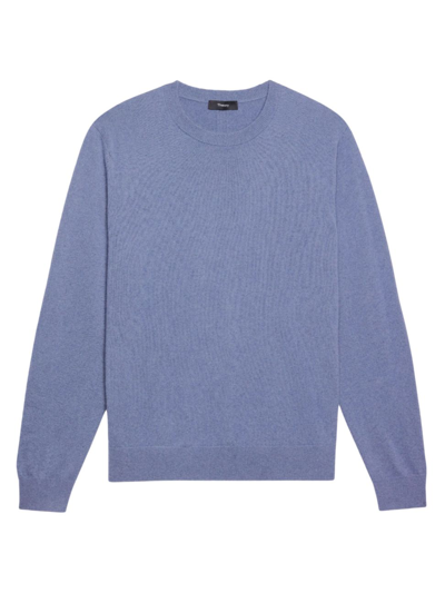 Shop Theory Men's Hilles Crewneck Cashmere Sweater In Moat