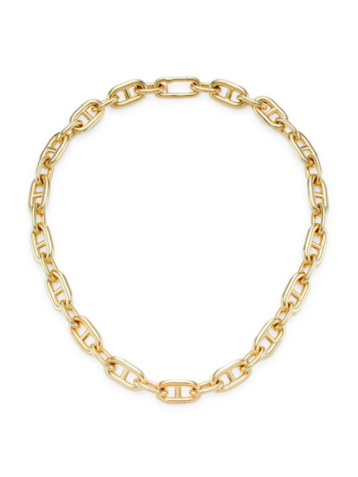Shop Saks Fifth Avenue Women's 14k Yellow Gold Mariner-chain Necklace