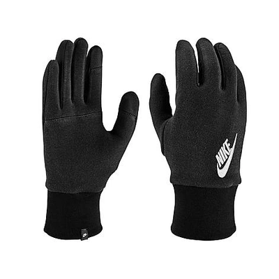 Shop Nike Men's Club Fleece Training Gloves In Black