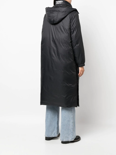 Shop Yves Salomon Reversible Ultra-light Down Parka In Black