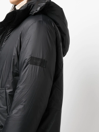 Shop Yves Salomon Reversible Ultra-light Down Parka In Black