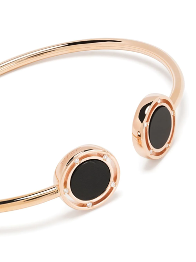 Shop Damiani 18kt Rose Gold D.side Diamond Cuff In Pink