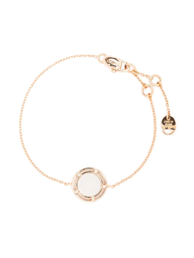 Shop Damiani 18kt Rose Gold D.side Diamond Bracelet In Pink