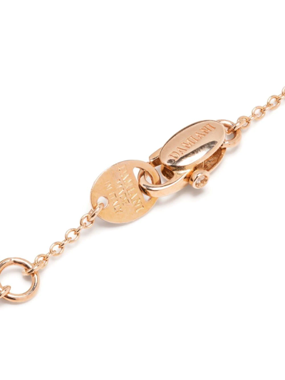 Shop Damiani 18kt Rose Gold D.side Diamond Bracelet In Pink