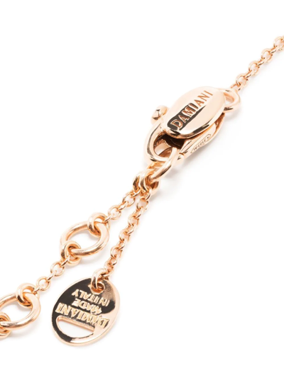 Shop Damiani 18kt Rose Gold D.side Diamond Bracelet In Pink