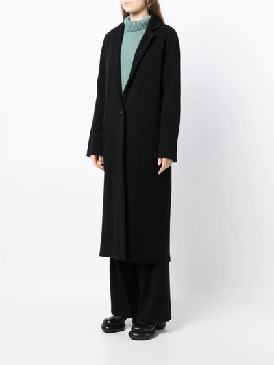 Lisa Yang Single-breasted Fitted Coat In Black