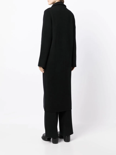 Lisa Yang Single-breasted Fitted Coat In Black