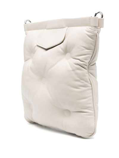 Maison Margiela Glam Slam Quilted Crossbody Bag In Nude