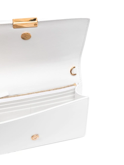 Shop Versace Greca Godess Mini Bag In White