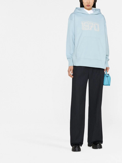 Kenzo 'tiger Varsity' Oversize Sweatshirt In Blau