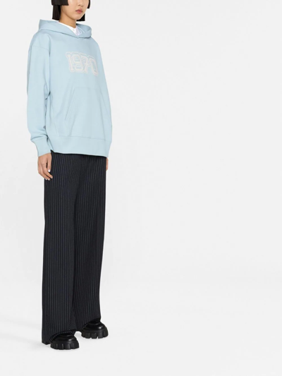 Kenzo 'tiger Varsity' Oversize Sweatshirt In Blau