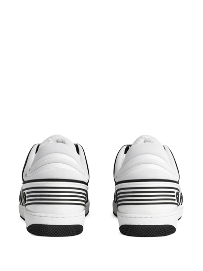 Shop Gucci Basket Low-top Sneakers In Schwarz
