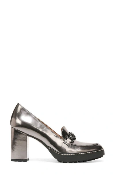 Shop Naturalizer Callie Loafer Pump In Pewter Grey Leather