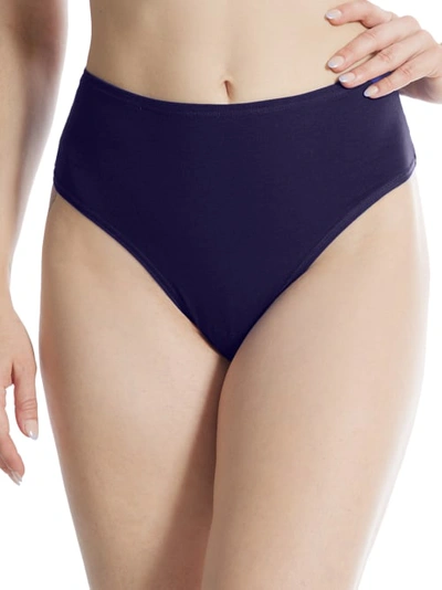 Shop Hanky Panky Playstretch High-waist Thong In Concord