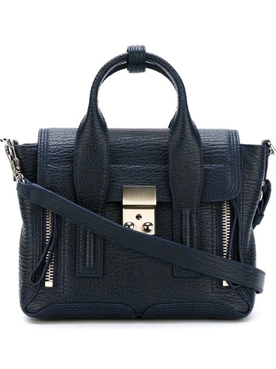 3.1 Phillip Lim / フィリップ リム Pashli Mini Leather Shoulder Bag In Ink-nickel