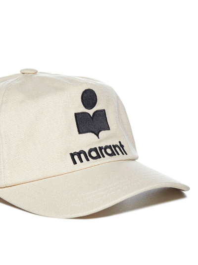 Shop Isabel Marant Logo Embroidered Baseball Cap