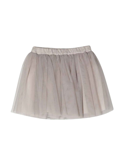 Shop Douuod Gray Skirt Girl  Kids In Sabbia