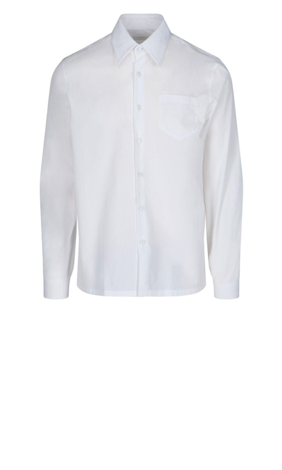 Shop Prada Classic Shirt In White