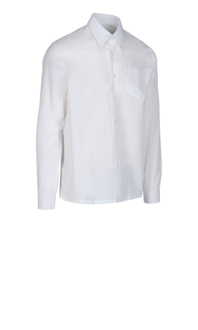 Shop Prada Classic Shirt In White