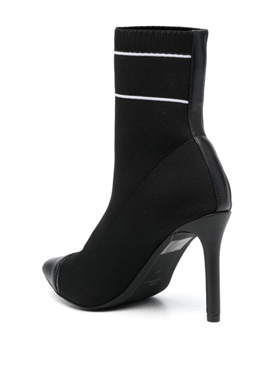 Shop Karl Lagerfeld Pandara Signia Ankle Boots In Black