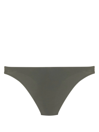 Shop Eres High-cut Bikini Bottoms In Green