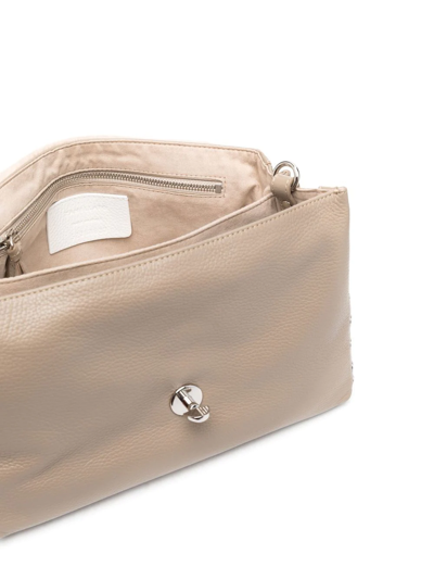 Shop Zanellato Postina® Leather Tote Bag In Neutrals