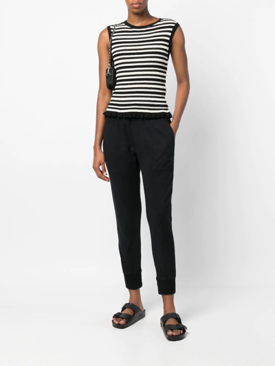 James Perse Jersey Track Pants In Black
