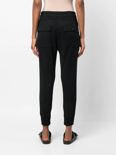 James Perse Jersey Track Pants In Black