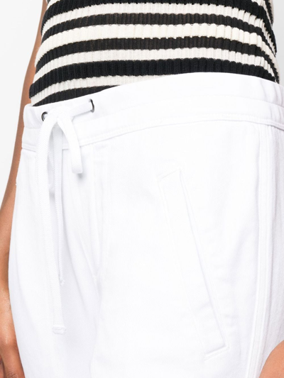 Shop James Perse Jersey Track Pants In White