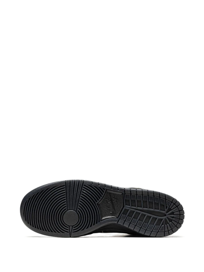 Nike X Faust Sb Dunk High Sneakers In Black