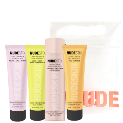 Shop Nudestix Nudeskin 4-step: Citrus Renew Set For Makeup