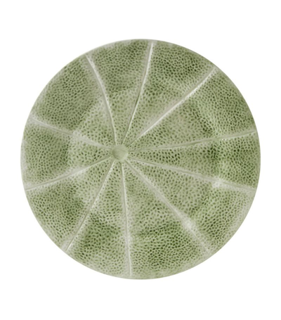 Shop Bordallo Pinheiro Melon Charger Plate (32.5cm) In Green