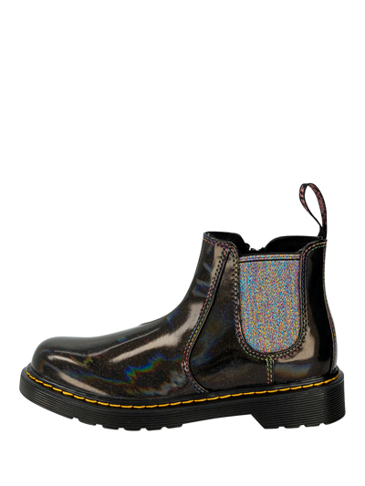 Dr. Martens Kids' Shimmer-finish Ankle Boots In Nero | ModeSens