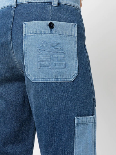 Etro Men's Jeans Worker In Blau
